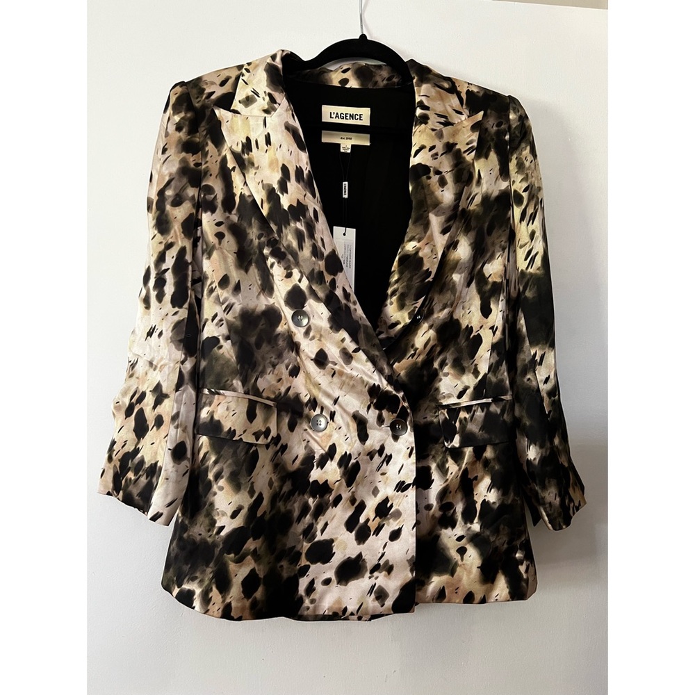 L’AGENCE Taryn Silk Blazer